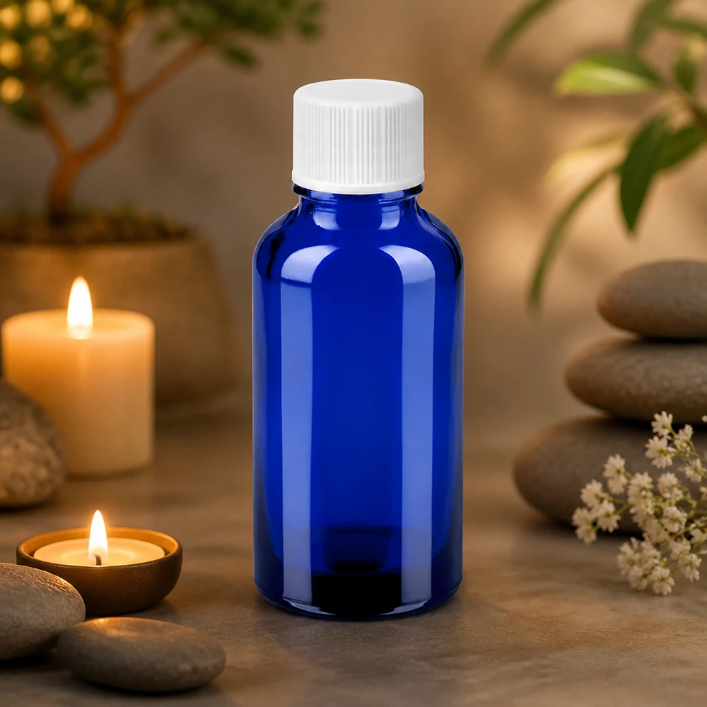Handliche 30ml Flasche aus getöntem Glas zum sicheren Aufbewahren von flüssigen Präparaten