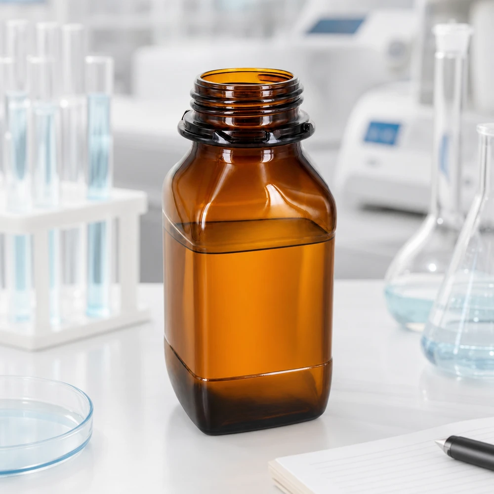 Professionelle 500ml Chemikalienflasche mit Weithalsboden für industrielle Anwendungen
