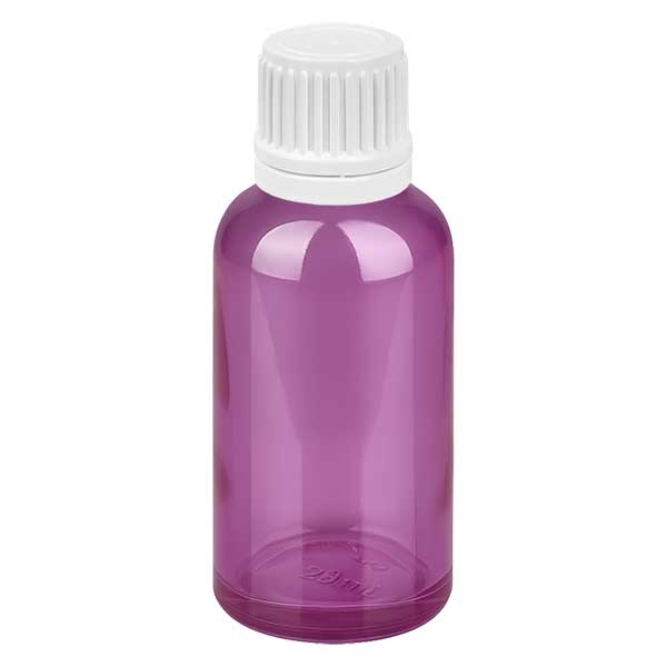 30ml Tropfflasche 0.7mm weiss Originalität Schraubverschlusserschluss  PurpleLine UT18/30