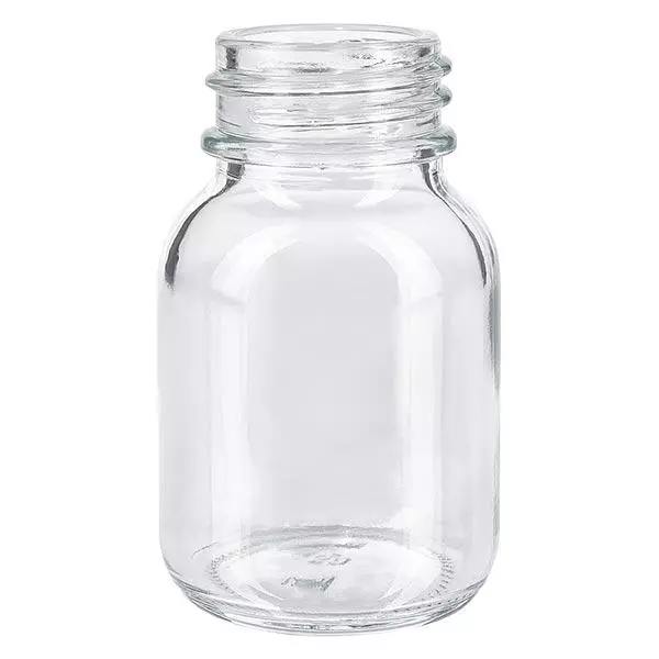 50ml Weithalsflasche Klarglas