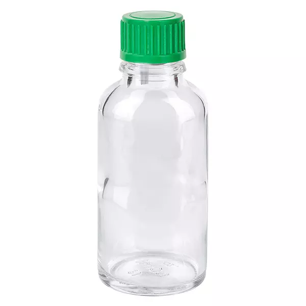 30ml Tropfflasche 0.8mm grün Standardverschluss ClearLine UT18/30