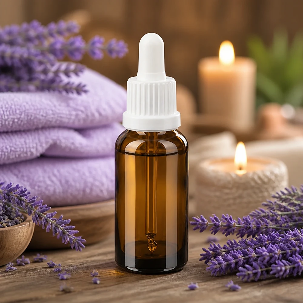 Sterile 20ml Glasflasche braun mit weißem Tropfverschluss - hygienische Aufbewahrung für Tinkturen