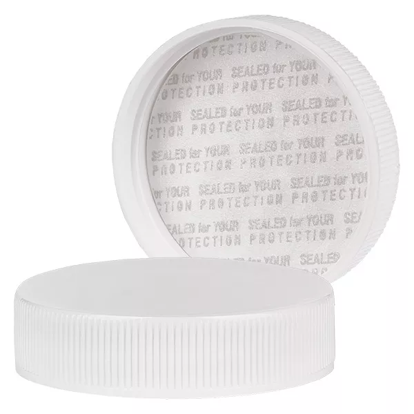 Schraubdeckel 38mm weiß SFYP für Petpacker