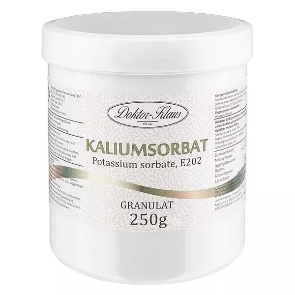 Kaliumsorbat (Potassium Sorbate) 250g Doktor-Klaus