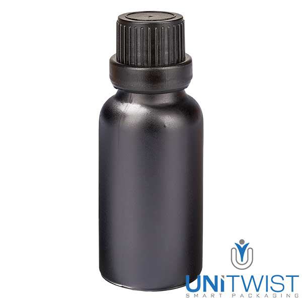 20ml Tropfflasche 2mm Originalitätsverschluss BlackL. UT18/20 20ml Tropfflasche 2mm Originalitätsverschluss BlackL. UT18/20