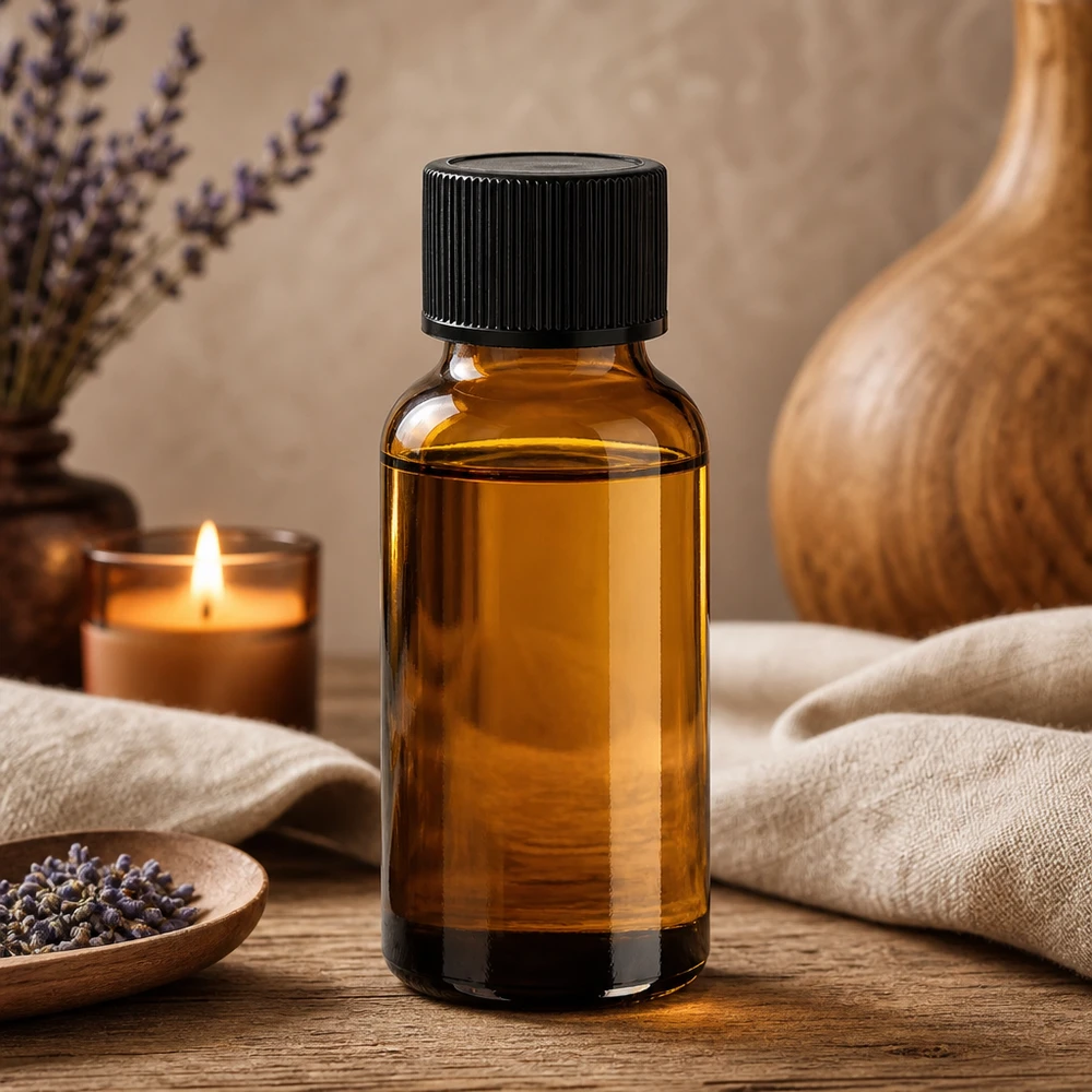 Medizinische 20ml Glasflasche braun getönt mit 1mm Tropföffnung für exakte Dosierung