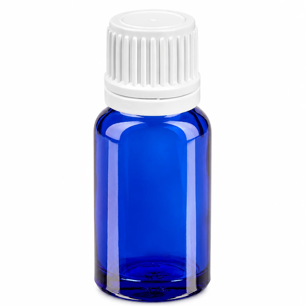 10ml Flasche 11mm Schraubverschluss weiß Originalitätsverschluss BlueLine UT18/10