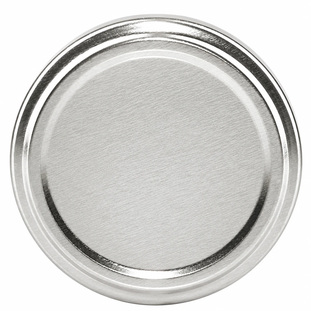 Hochwertiger 63mm Schraubdeckel silber BasicSeal TO63 für Standard Einmachgläser