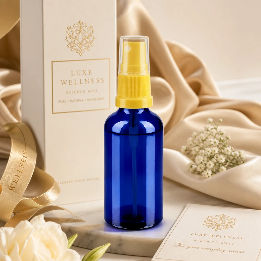 Wiederbefüllbare 50ml Sprayflasche aus Glas - nachhaltige Alternative für Zero Waste Beauty Routine