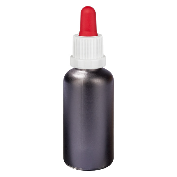 50ml Pipettenflasche weiß/rot Originalitätsverschluss BlackLine UT18/50 50ml Pipettenflasche weiß/rot Originalitätsverschluss BlackLine UT18/50