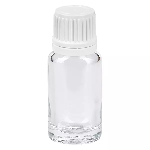 10ml Tropfflasche 0.7mm weiß Originalitätsverschluss ClearLine UT18/10