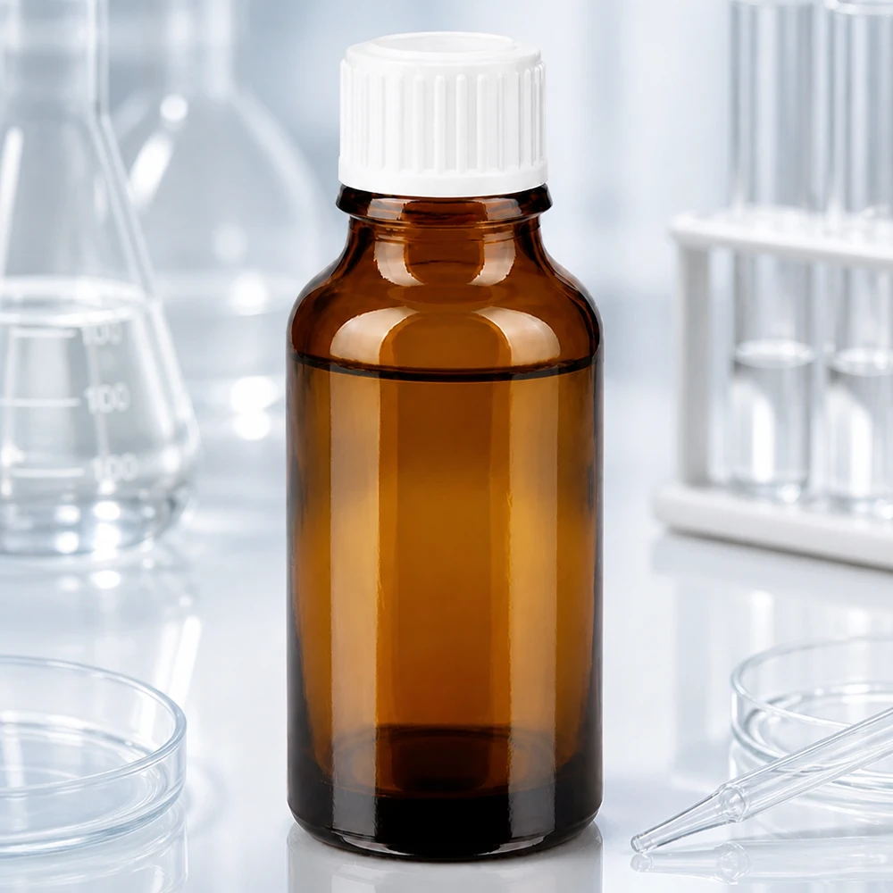 Apothekenflasche braun 20ml Tropfverschluss weiß 0.8mm Standard Hochwertige 20ml Braunglasflasche mit kindersicherem Weißverschluss ApoGlas