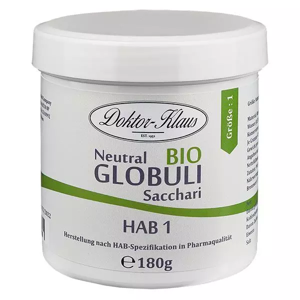 180g BIO Neutral Globuli Gr. 1