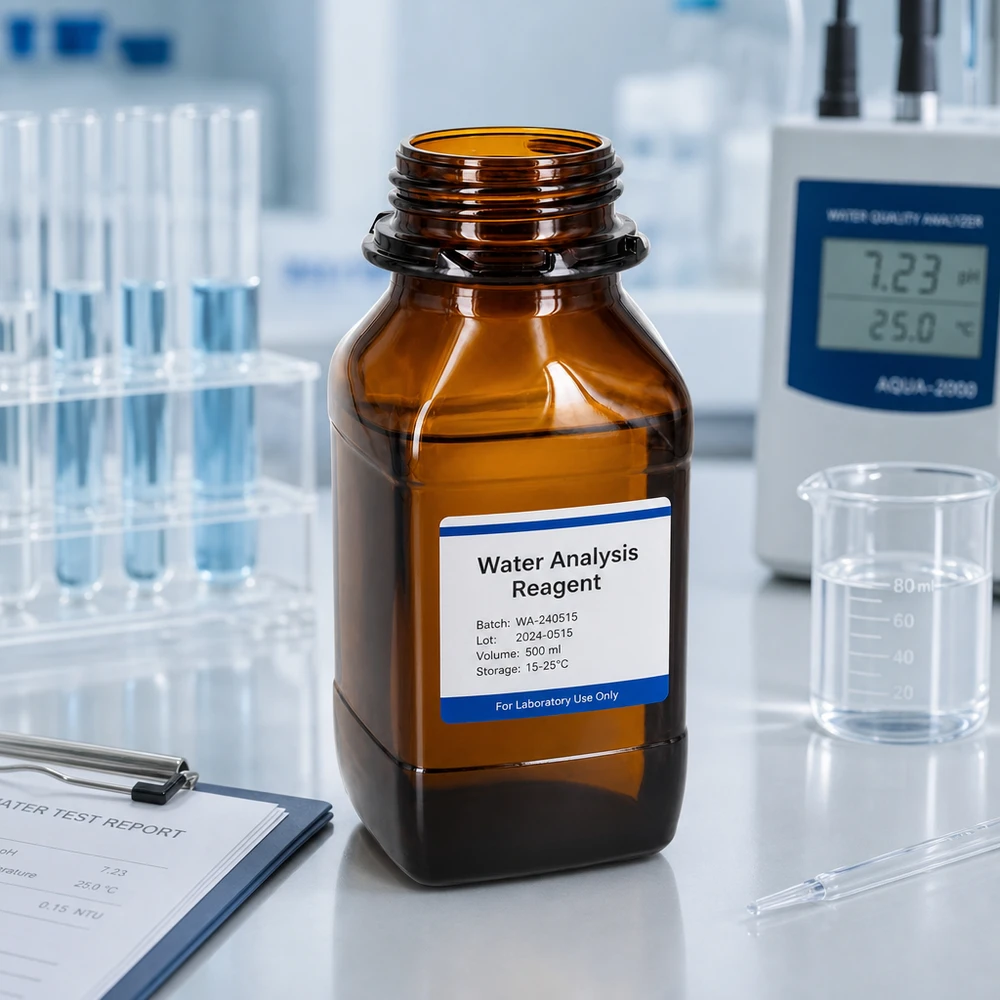 500ml Chemikalienflasche mit standardisiertem Gewinde für universelle Verschlusssysteme