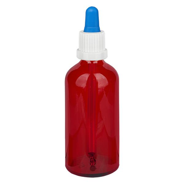 100ml Pipettenflasche weiß/blau Originalitätsverschluss RedLine UT18/100 100ml Pipettenflasche weiß/blau Originalitätsverschluss RedLine UT18/100