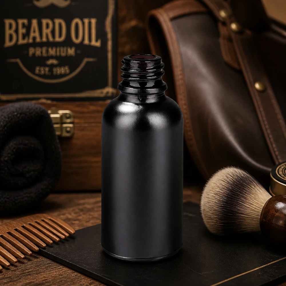 30ml Apothekerflasche BlackLine UT18/30 UNiTWIST 30ml BlackLine Apothekerflasche UT18/30 mit standardisiertem Gewinde fuer universelle Verschlusskompatibilitaet