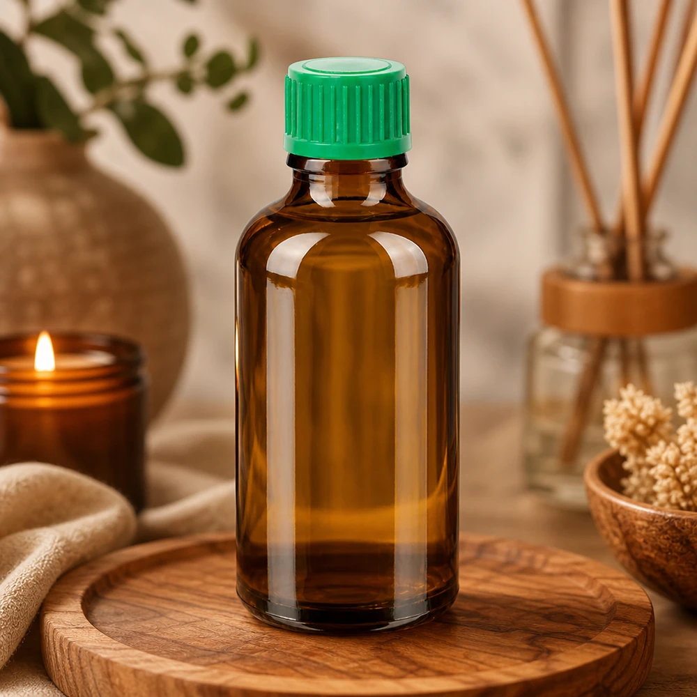 50ml Tropfflasche 0.8mm grün Standardverschluss BrownLine UT18/50 Vielseitige 50ml Tropfflasche für DIY Kosmetik Parfum und pflanzliche Extrakte