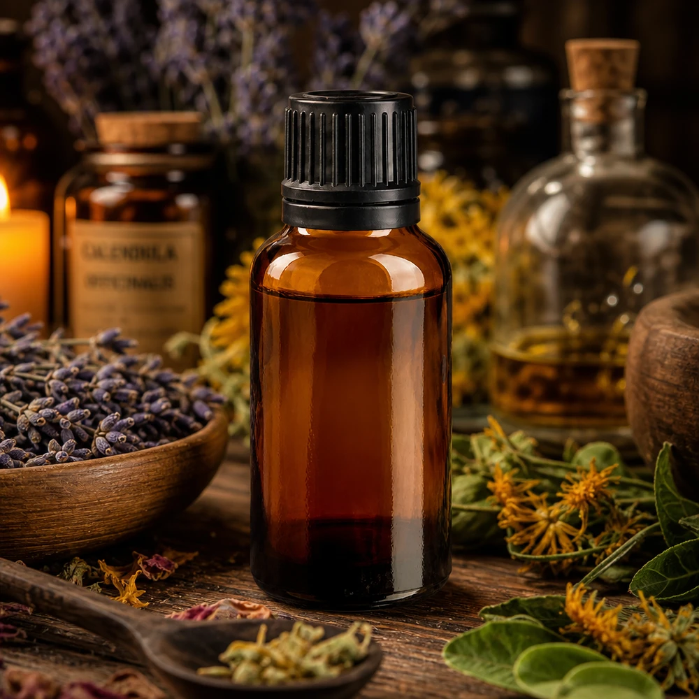 30ml Aromaflasche mit optimaler Größe für unterwegs und präzise Dosierung ätherischer Öle