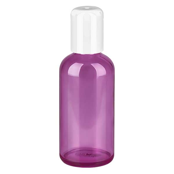 100ml Roll-On Flasche weiss Standard PurpleLine UT18/100