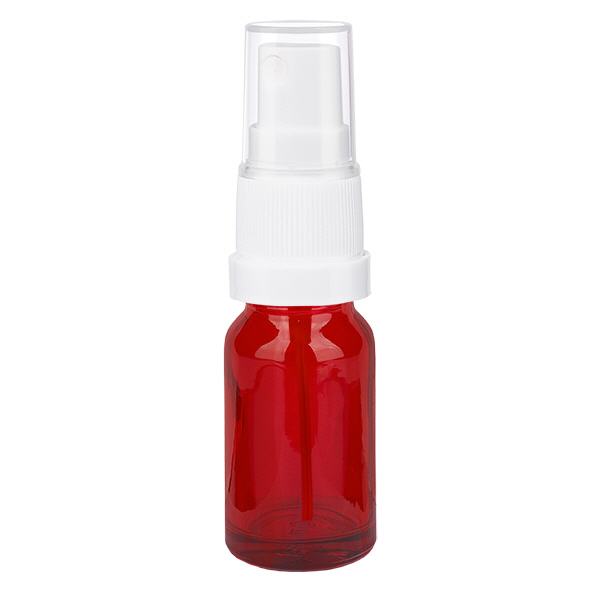 10ml Sprayflasche mit weißem Verschluss RedLine UT18/10 UNiTWIST