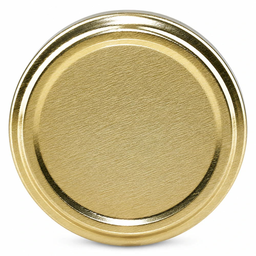 Runder Einmachdeckel TO58 gold UNiTWIST BioSeal BPA-frei unitemp Verschluss