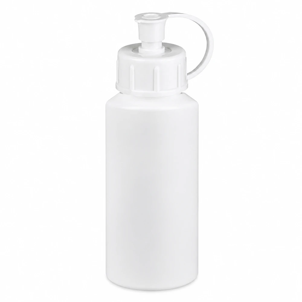 Apothekenflasche HDPE 30ml weiß mit Spritzverschluss 30ml HDPE Dosierflasche weiß mit Spritzverschluss für medizinische Anwendungen