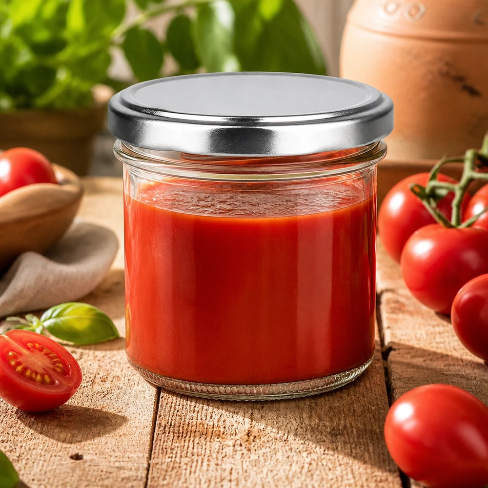 125ml Sturzglas 24er-Set mit Deckel (Deckelfarbe: silber) UNiTWIST Kompaktes 125ml Einmachglas UNiTWIST mit Silberdeckel perfekt für Portionsgrößen zum Verschenken