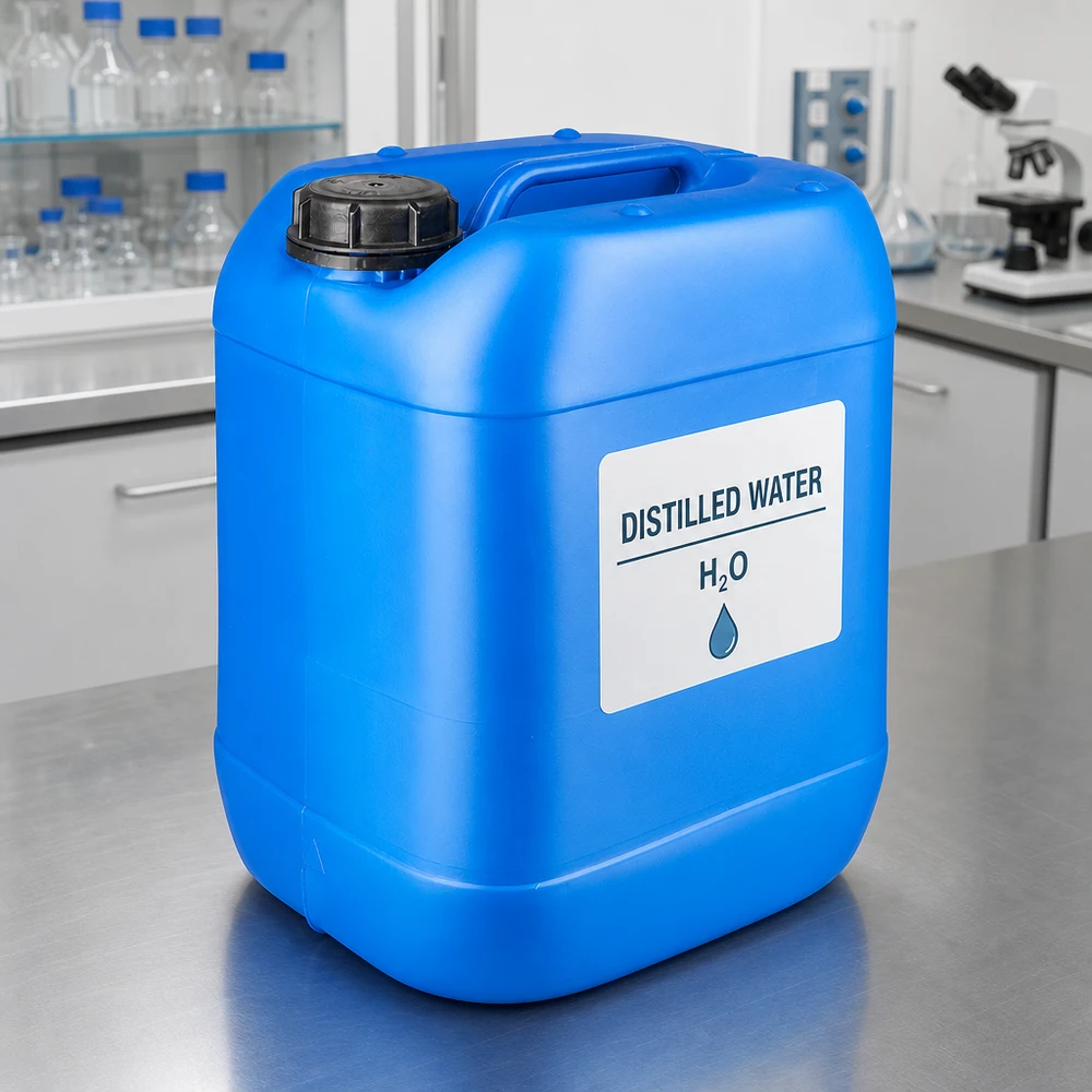 Kanister 20 Liter blau mit Schraubverschluss Originalitätsverschluss Chemikalienkanister 20 Liter blau mit breitem Schraubverschluss und Tragegriff