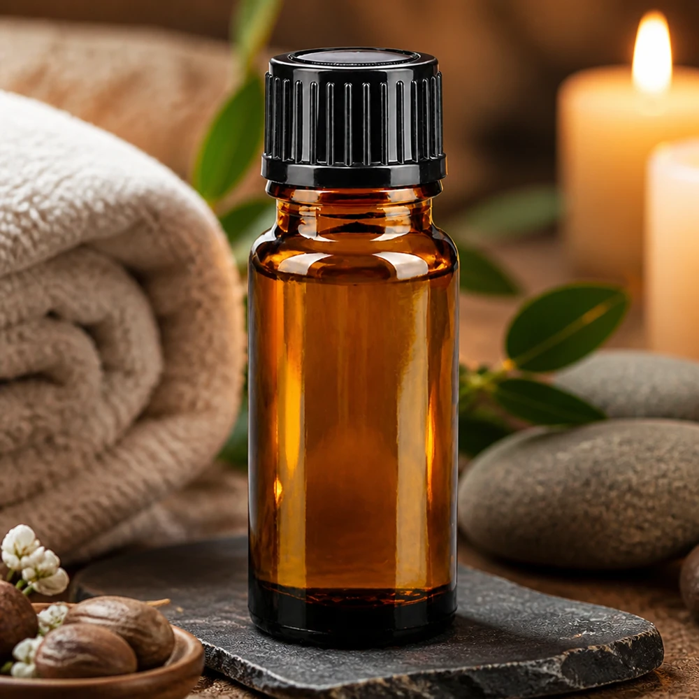Apothekenflasche braun 10ml Schraubverschluss schwarz Standard Ätherisches Öl Flasche 10ml dunkelbraunes Apothekerglas mit Schraubverschluss schwarz