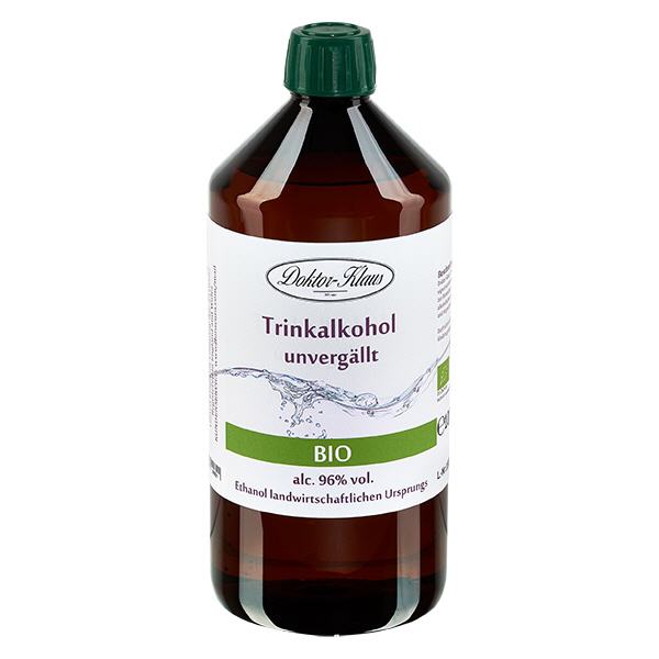 1000ml Bio Weingeist (Trinkalkohol) 96% Doktor-Klaus