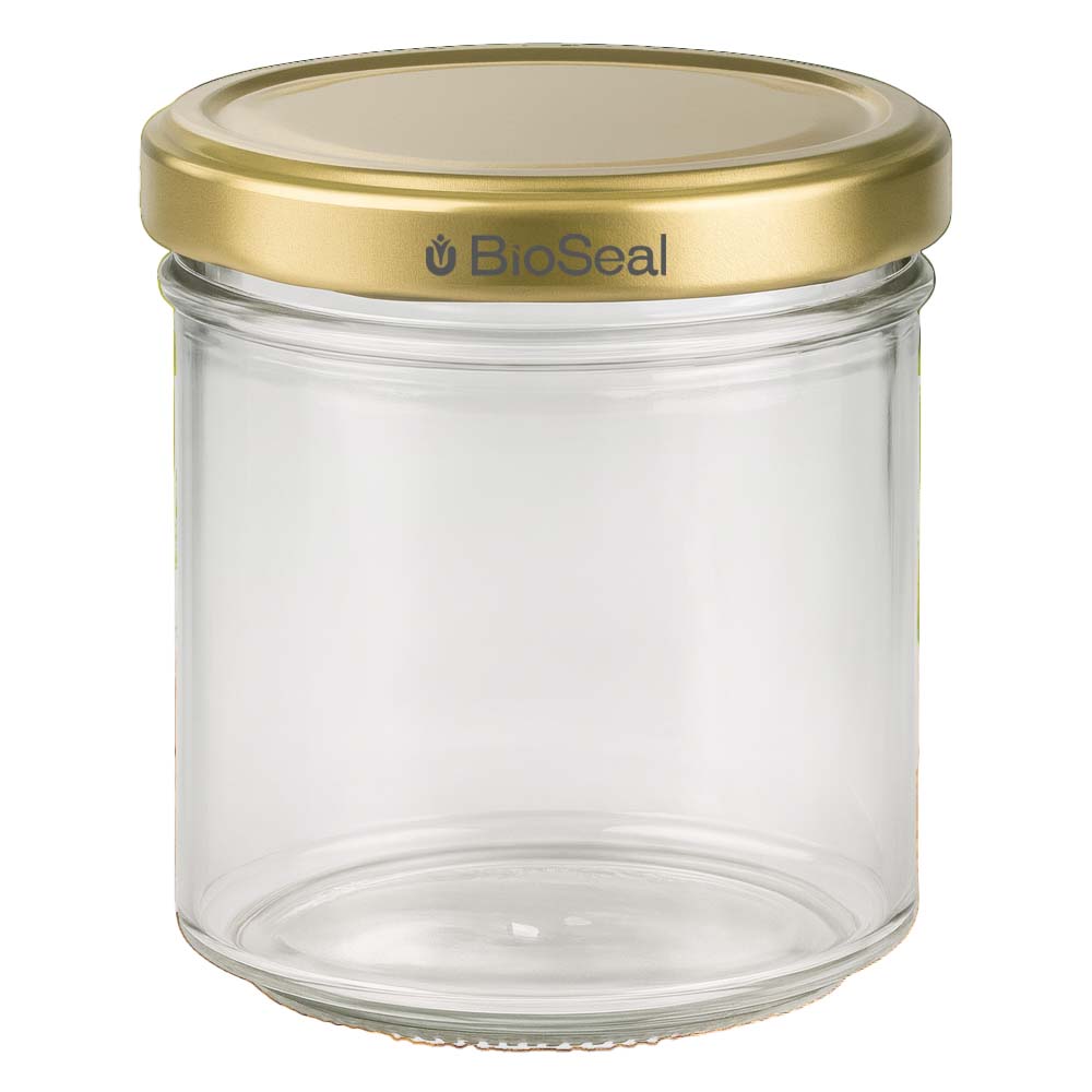 200g Honigglas mit goldenem Deckel BioSeal UNiTWIST