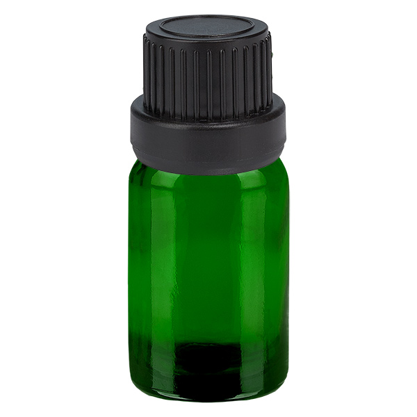 5ml Flasche 11mm Schraubverschluss schwarz Originalitätsverschluss GreenLine UT18/5 5ml Flasche 11mm Schraubverschluss schwarz Originalitätsverschluss GreenLine UT18/5