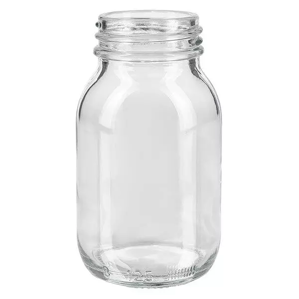 125ml Weithalsflasche Klarglas
