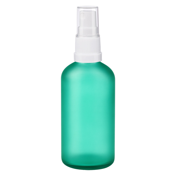 100ml Sprayflasche weiß/transparent Standardverschluss GreenLine UT18/100