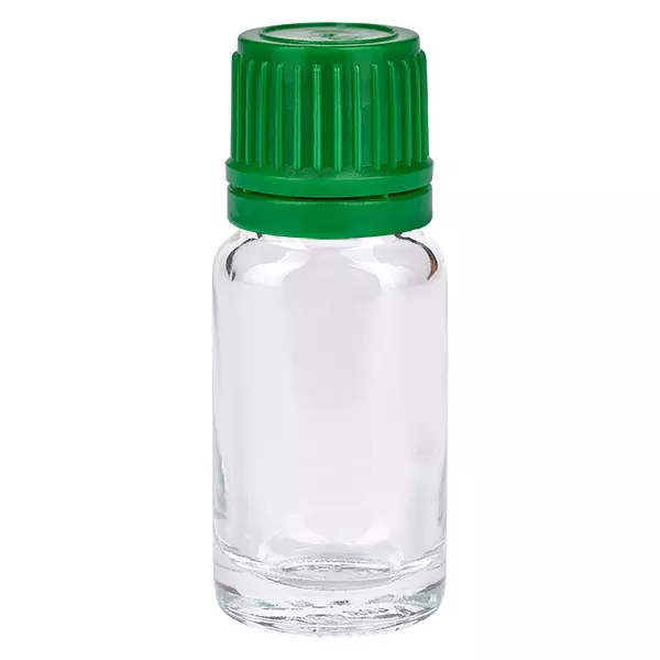 10ml Flasche 11mm Schraubverschluss grün Originalitätsverschluss ClearLine UT18/10