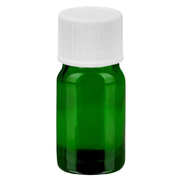 5ml Flasche 11mm Schraubverschluss weiß Standard GreenLine UT18/5 5ml Flasche 11mm Schraubverschluss weiß Standard GreenLine UT18/5