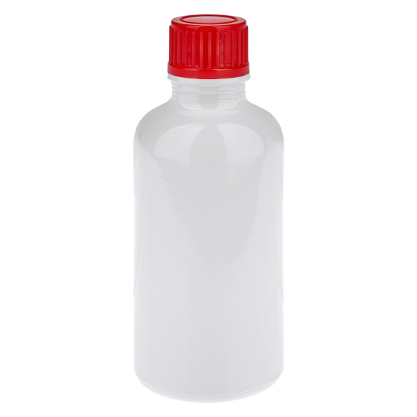 50ml Flasche 11mm Schraubverschluss rot Standard WhiteLine UT18/50