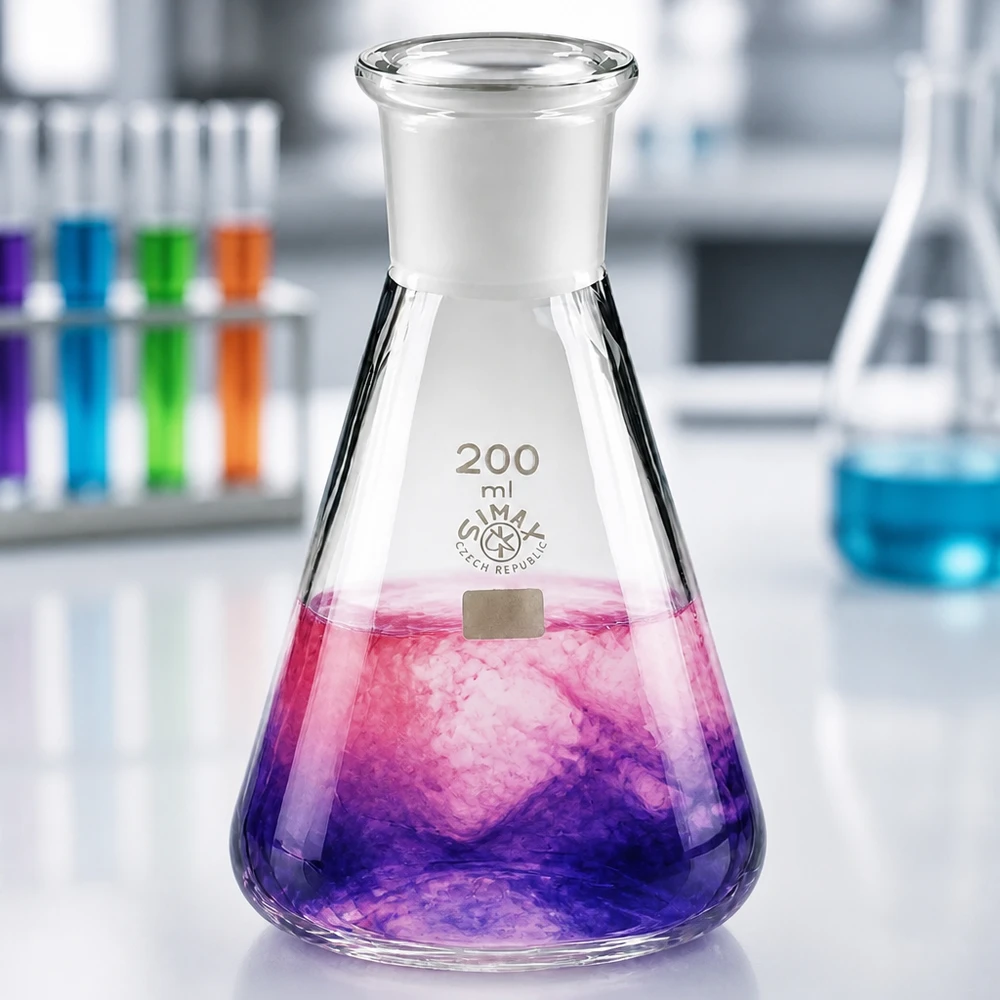 Erlenmeyerkolben 200ml mit Normschliff (29/32)