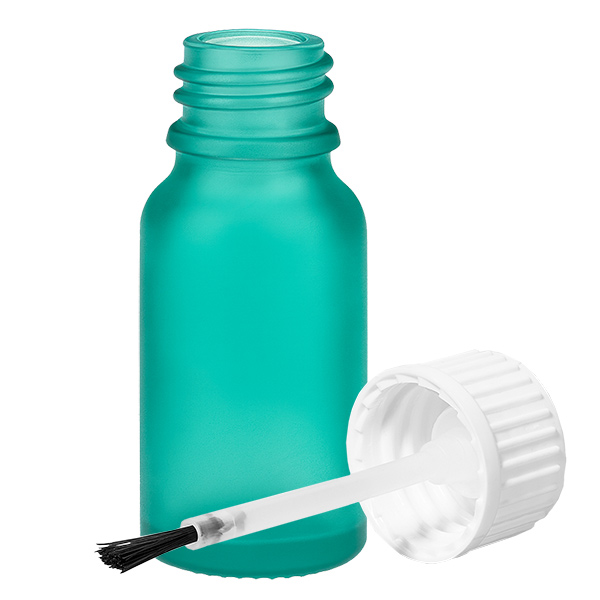10ml Pinselflasche weiß Standardverschluss GreenLine UT18/10 10ml Pinselflasche weiß Standardverschluss GreenLine UT18/10