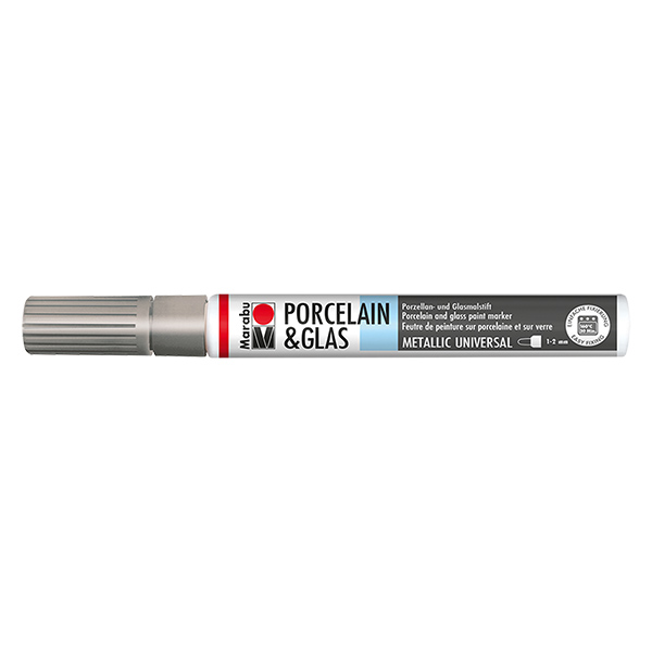 Malstift Silber 1-2mm für Glas/Porzellan Malstift Silber 1-2mm für Glas/Porzellan
