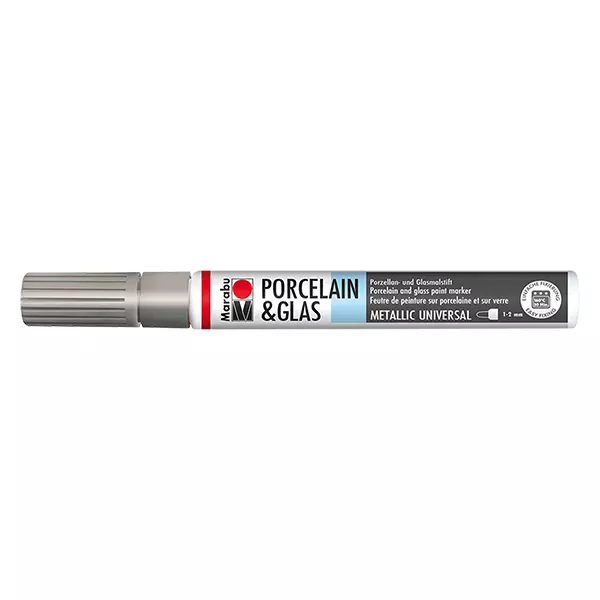 Malstift Silber 1-2mm für Glas/Porzellan Malstift Silber 1-2mm für Glas/Porzellan