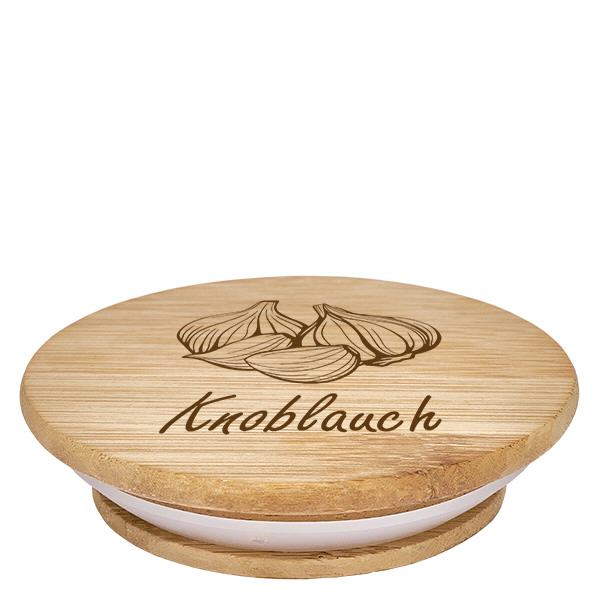 Holzdeckel "Knoblauch" für WECK RR60
