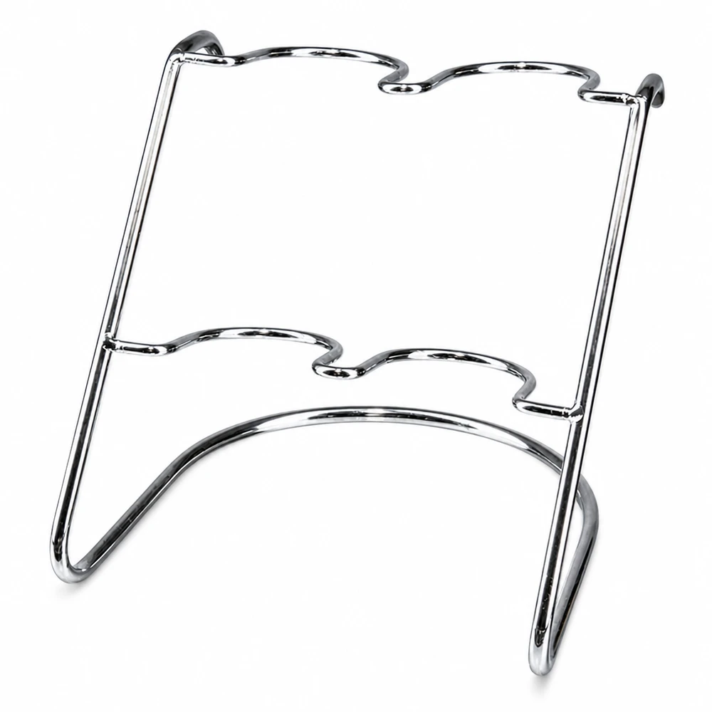 Serviergestell Flato4 für 4 WECK Sturzgläser Serviergestell Flato4 aus Chromstahl für 4 WECK Sturzgläser - eleganter Glashalter für Küche und Tisch