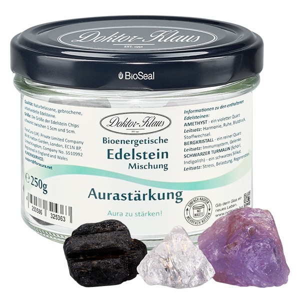 Aurastärkung Natur Edelsteine Doktor-Klaus noWaste Aurastärkung Natur Edelsteine Doktor-Klaus noWaste