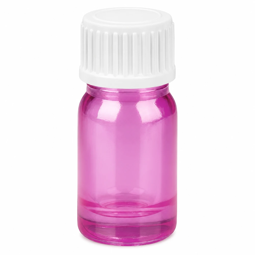 Kompakte 5ml Tropfflasche in Purple für DIY Kosmetik und Parfüm Herstellung