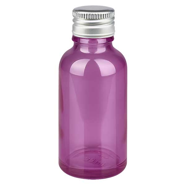 30ml Flasche 11mm Schraubverschluss Alu-Silberer Standard PurpleLine.UT18/30