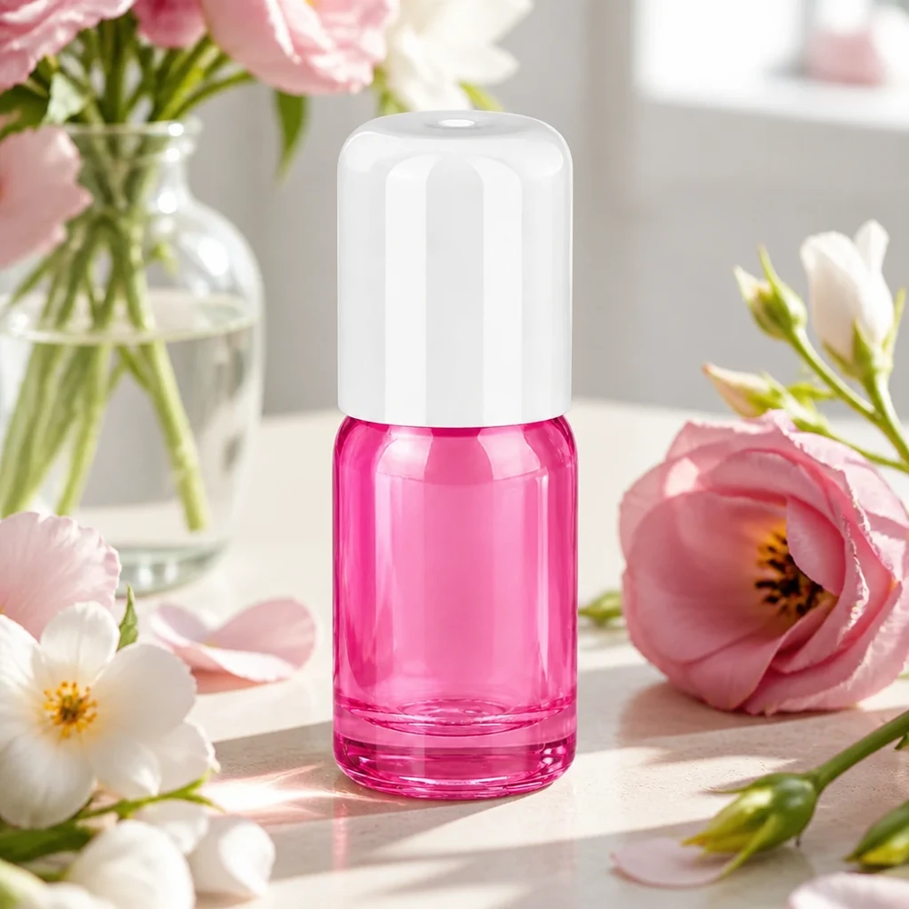 5ml Roll-On Flasche weiss Standard PurpleLine UT18/5 5ml Roll-On Flasche mit UT18/5 Gewinde - nachfüllbar und umweltfreundlich für Naturkosmetik