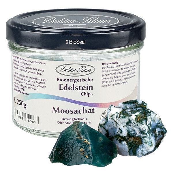 Moosachat Natur Edelsteine Doktor-Klaus noWaste Moosachat Natur Edelsteine Doktor-Klaus noWaste