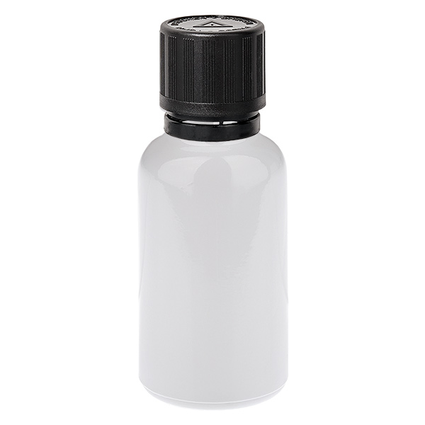 20ml Tropfflasche 1mm schwarz Originalitätsverschluss Kindersicherung Blindenwarnsymbol WhiteLine UT18/20