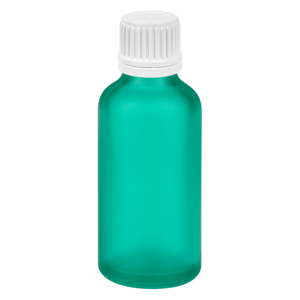 50ml Flasche 11mm Schraubverschluss weiß Originalitätsverschluss GreenLine UT18/50